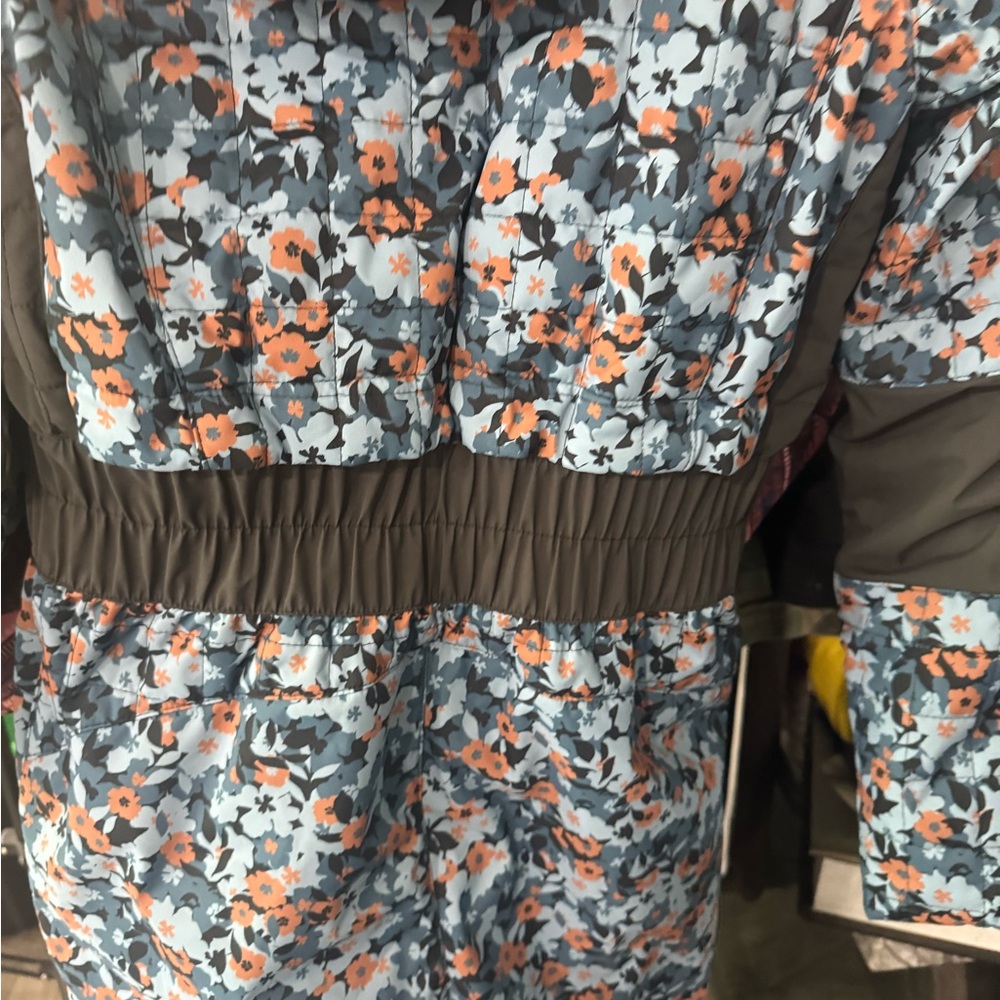 FP Movement by Free People Blue Floral Ski Jacket - Picture 3 of 11